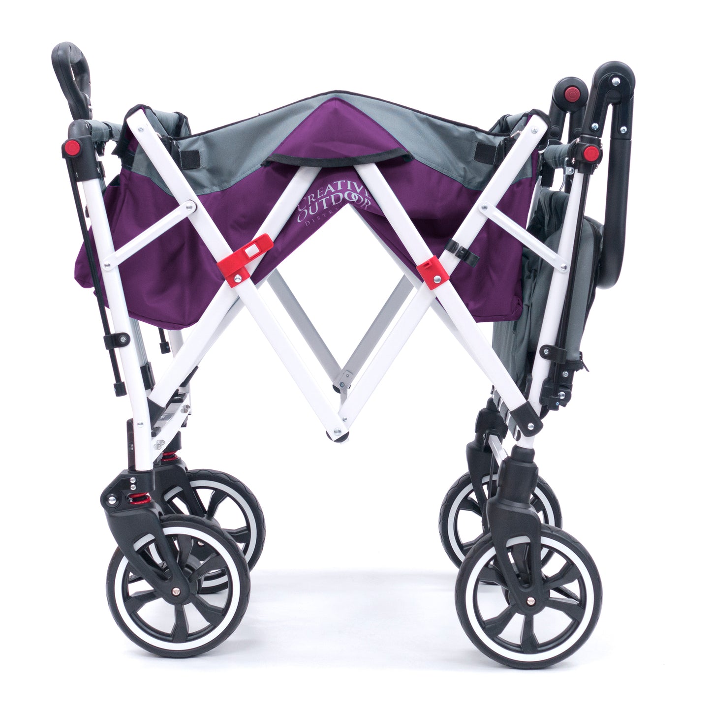 push-pull-titanium-series-plus-folding-wagon-stroller-with-canopy-purple