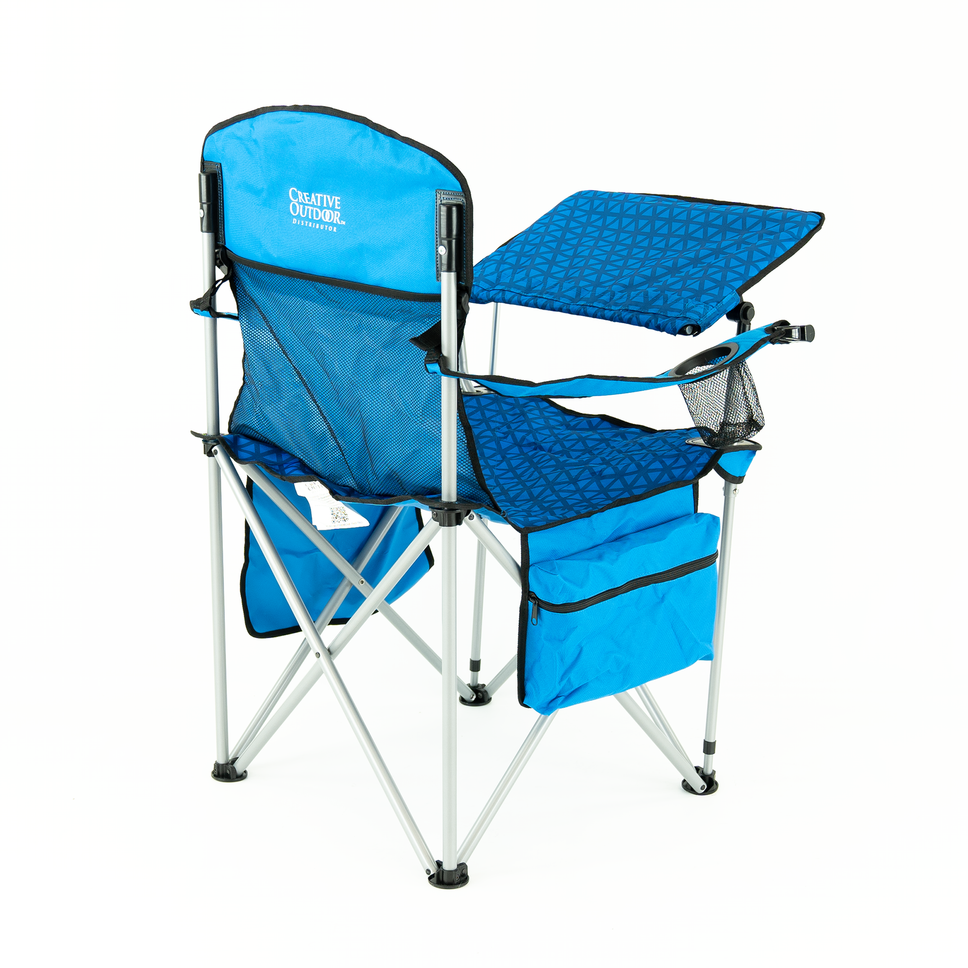 2 Ocean Diamond iChairs + 1 Blue Wine Table - Custom Folding Wagons