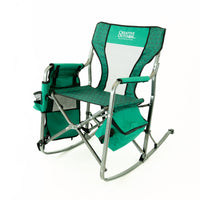 Thumbnail for Folding Rocking Chair with Ice Box Cooler | Teal - Custom Folding Wagons