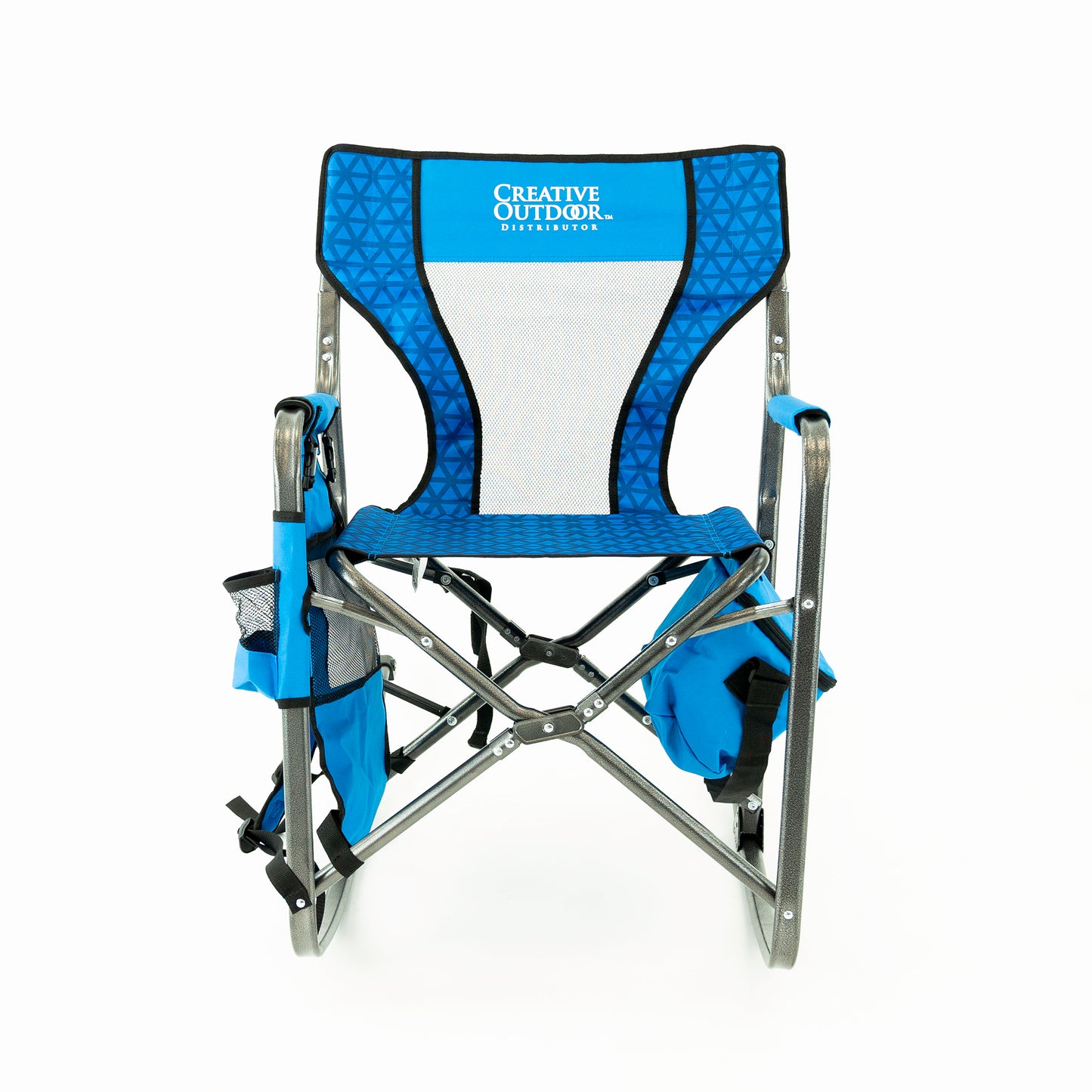 2 Ocean Diamond Rocking Chairs + 1 Blue Wine Table - Custom Folding Wagons