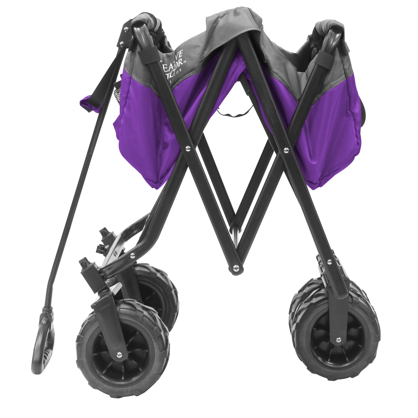 Two-Tone All-Terrain Folding Wagon | Purple