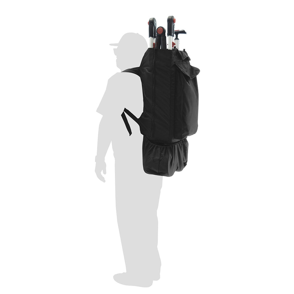 Pack & Push Travel Backpack - Custom Folding Wagons
