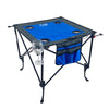 Adjustable Height Folding Wine Table | Blue - Custom Folding Wagons