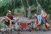 Adjustable Height Folding Wine Table | Red - Creative Wagons