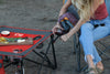 Adjustable Height Folding Wine Table | Red - Creative Wagons