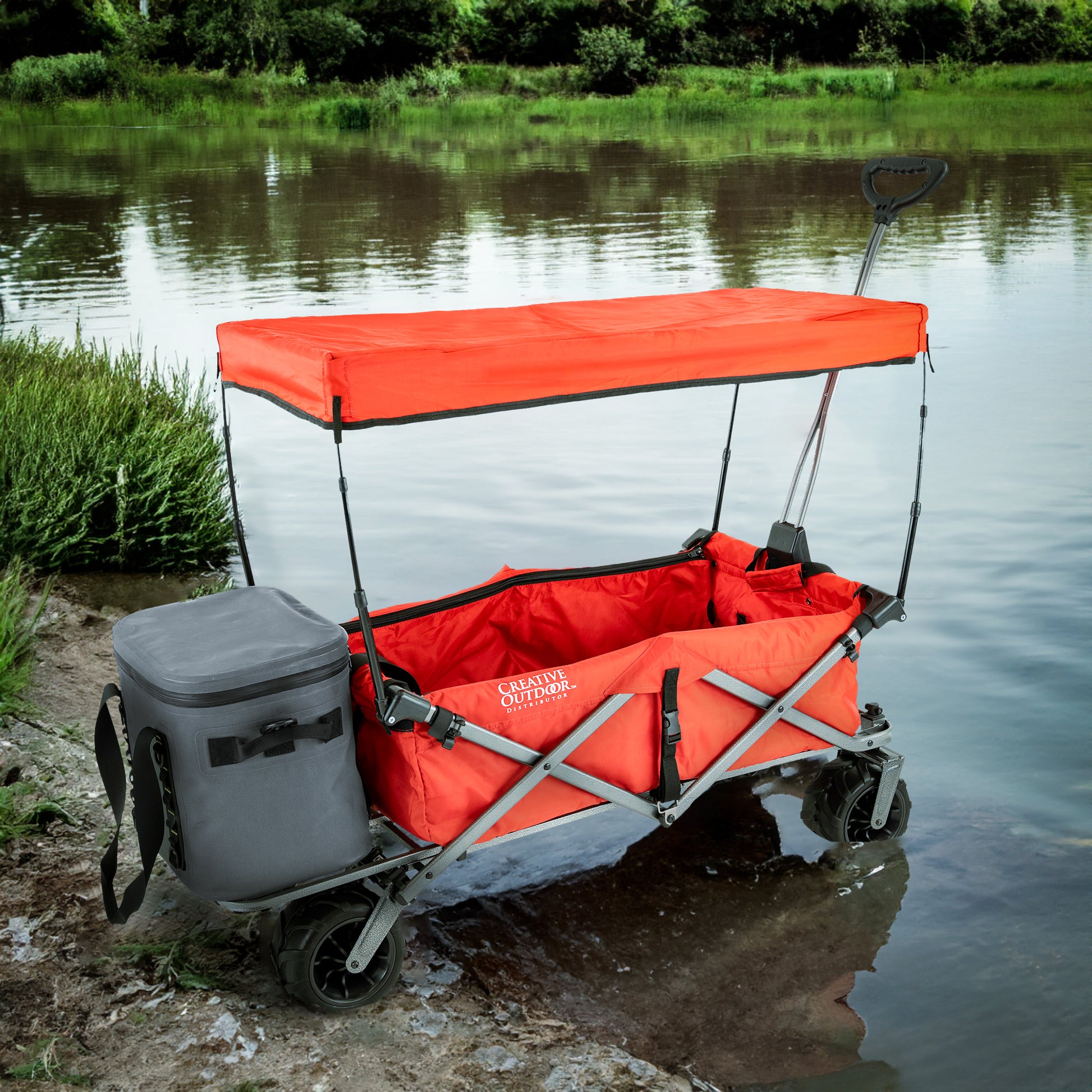 All-Terrain Deluxe Wagon - Red - Creative Wagons