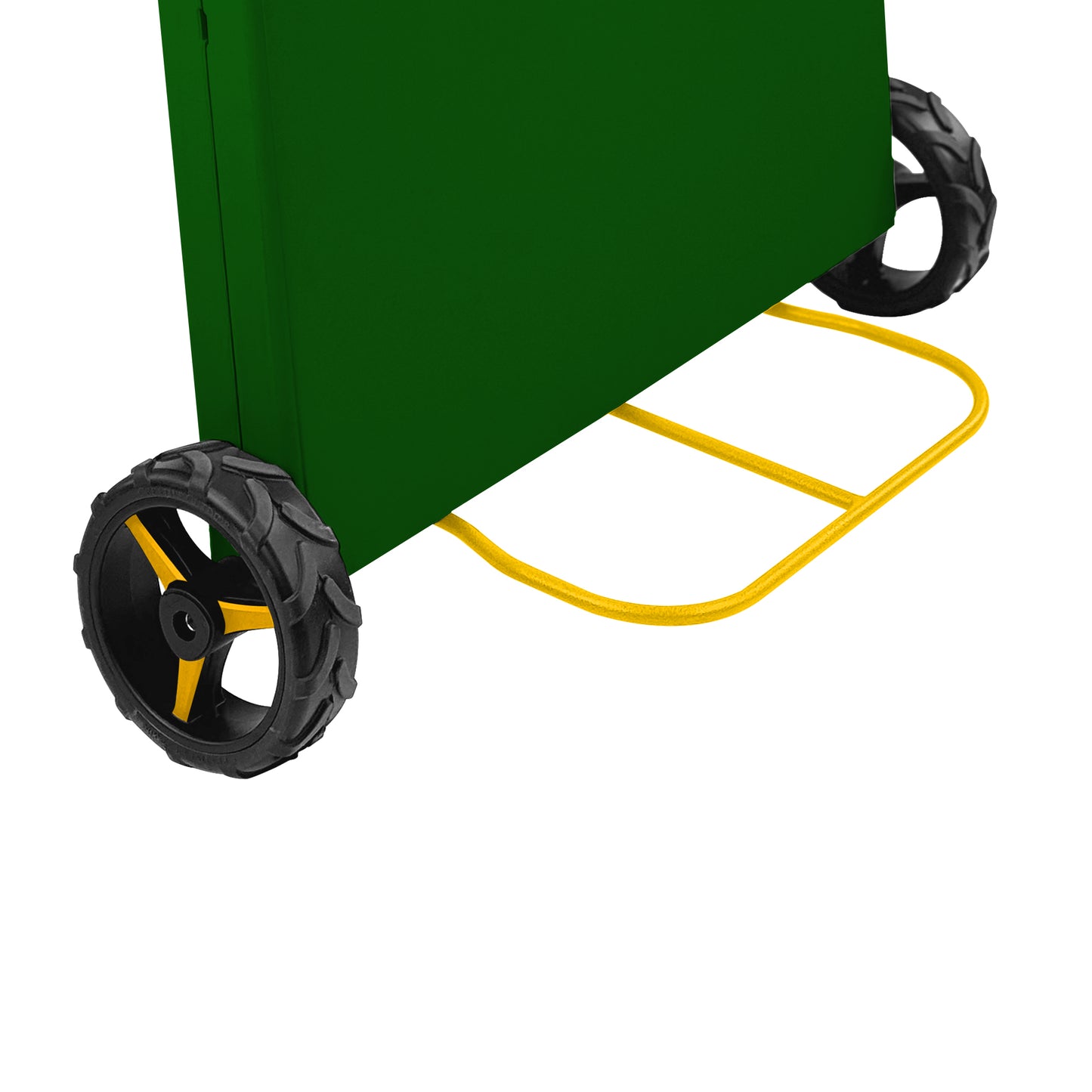 The Rolling Table - 6 ft. Folding Table on Wheels - Team Colors - Green & Yellow