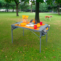 Thumbnail for Ice Box Cooler Folding Table | Orange - Custom Folding Wagons