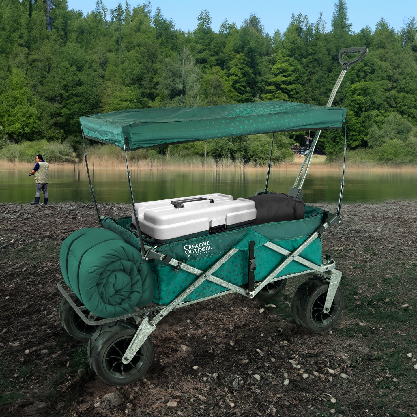 XXL Hauler Deluxe with Cooler Rack | Forest Diamond - Creative Wagons