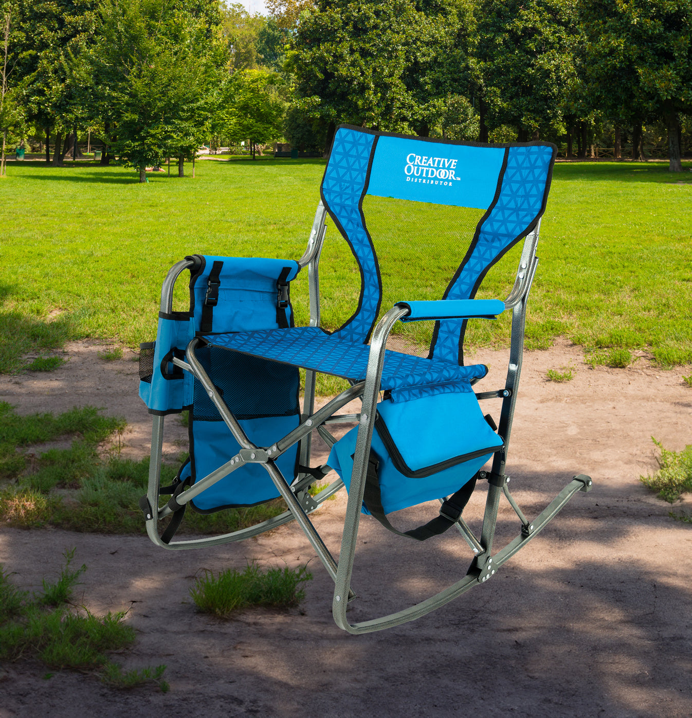 Folding Rocking Director Chair Ocean Diamond Creative Wagons