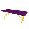 The Rolling Table - 6 ft. Folding Table on Wheels - Team Colors - Purple & Yellow - Creative Wagons
