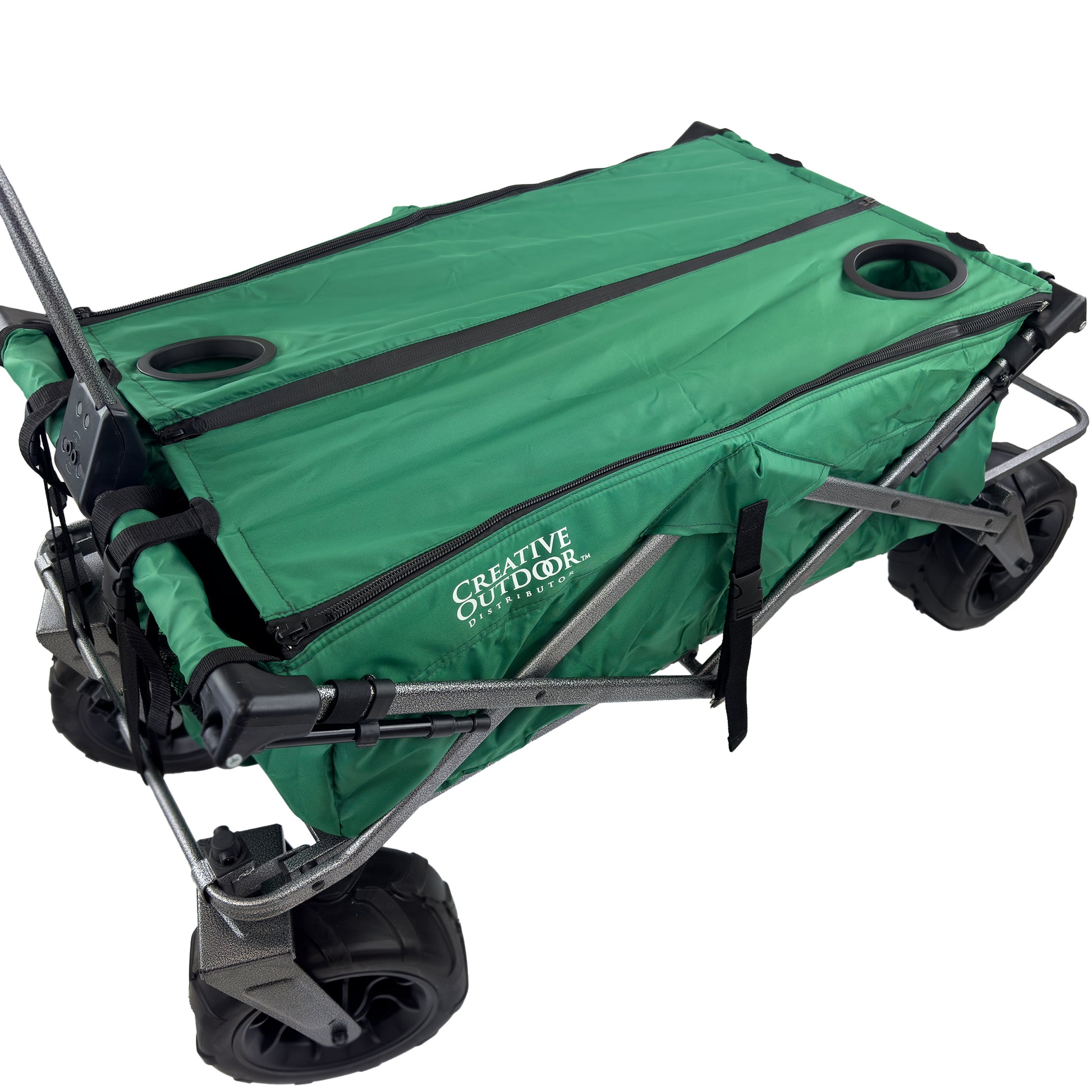 XXL Hauler Deluxe with Cooler Rack | Green - Creative Wagons