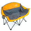1 Orange Luxury Loveseat + 1 Orange Ice Box Cooler Folding Table - Custom Folding Wagons
