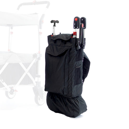 Pack & Push Travel Backpack - Custom Folding Wagons