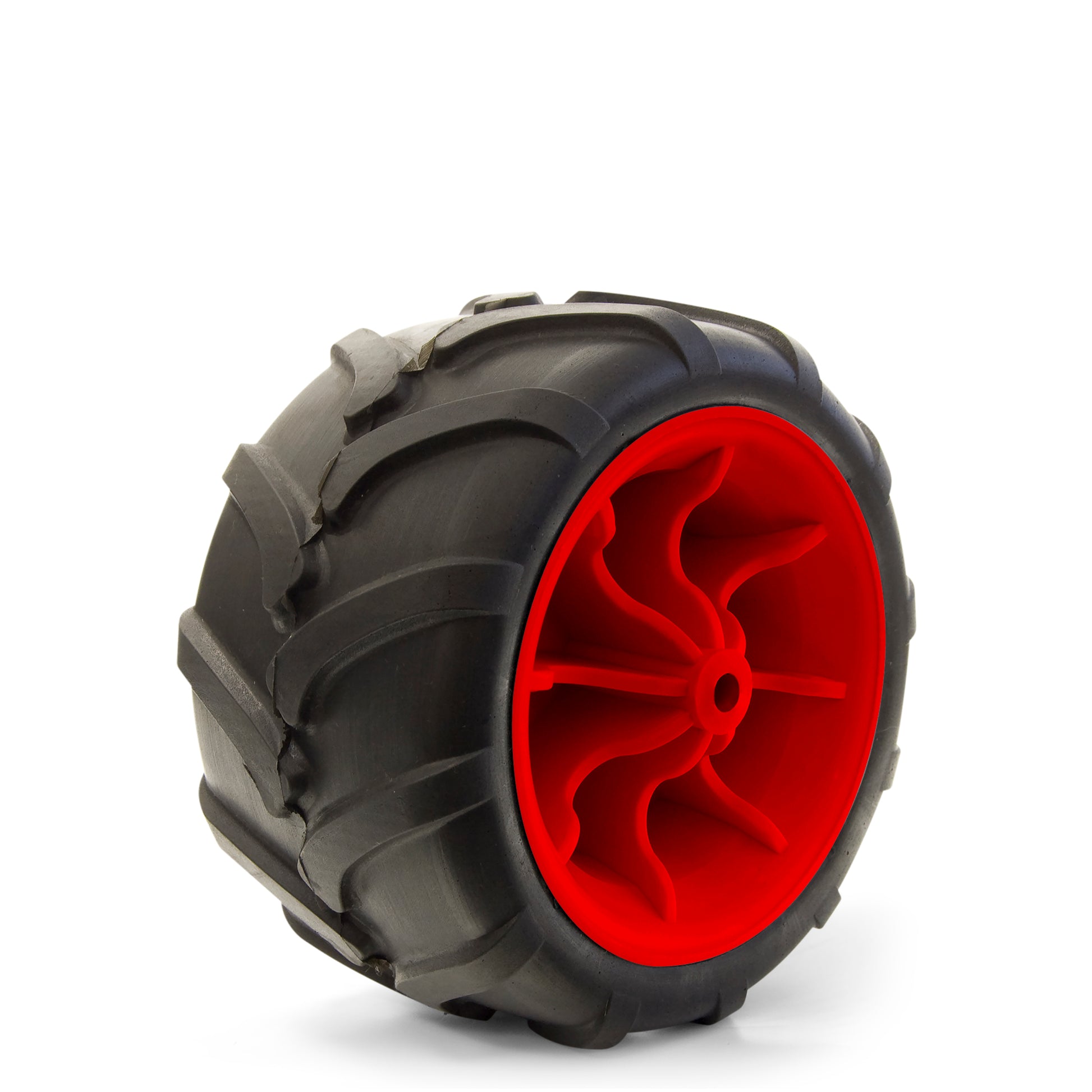 All-Terrain Folding Wagon Wheel Black/Red
