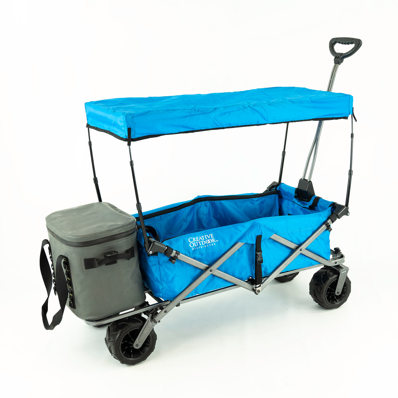 All-Terrain Deluxe Wagon - Blue - Custom Folding Wagons