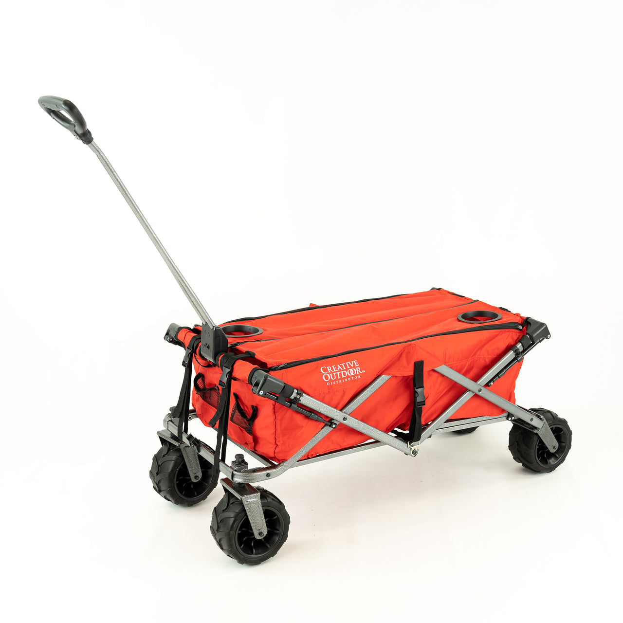 All-Terrain Deluxe Wagon - Red - Custom Folding Wagons