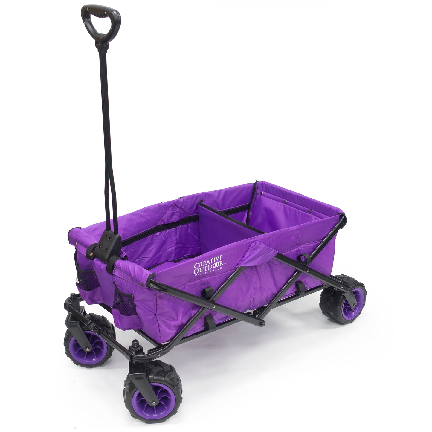 All-Terrain Folding Wagon | Purple - Custom Folding Wagons