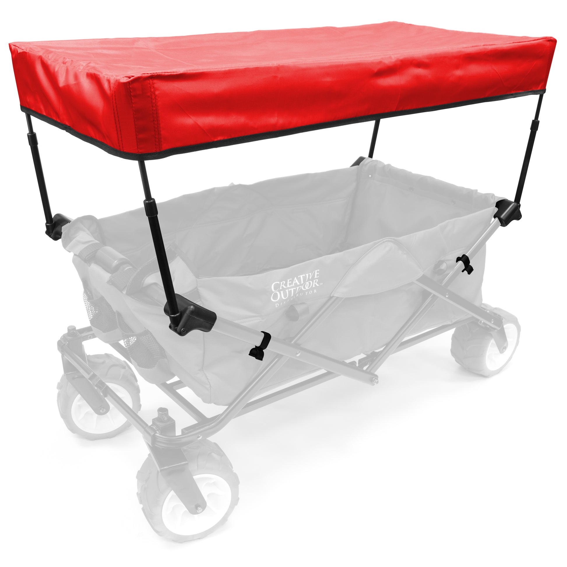 All-Terrain Folding Wagon Add-On Canopy Kit - Custom Folding Wagons