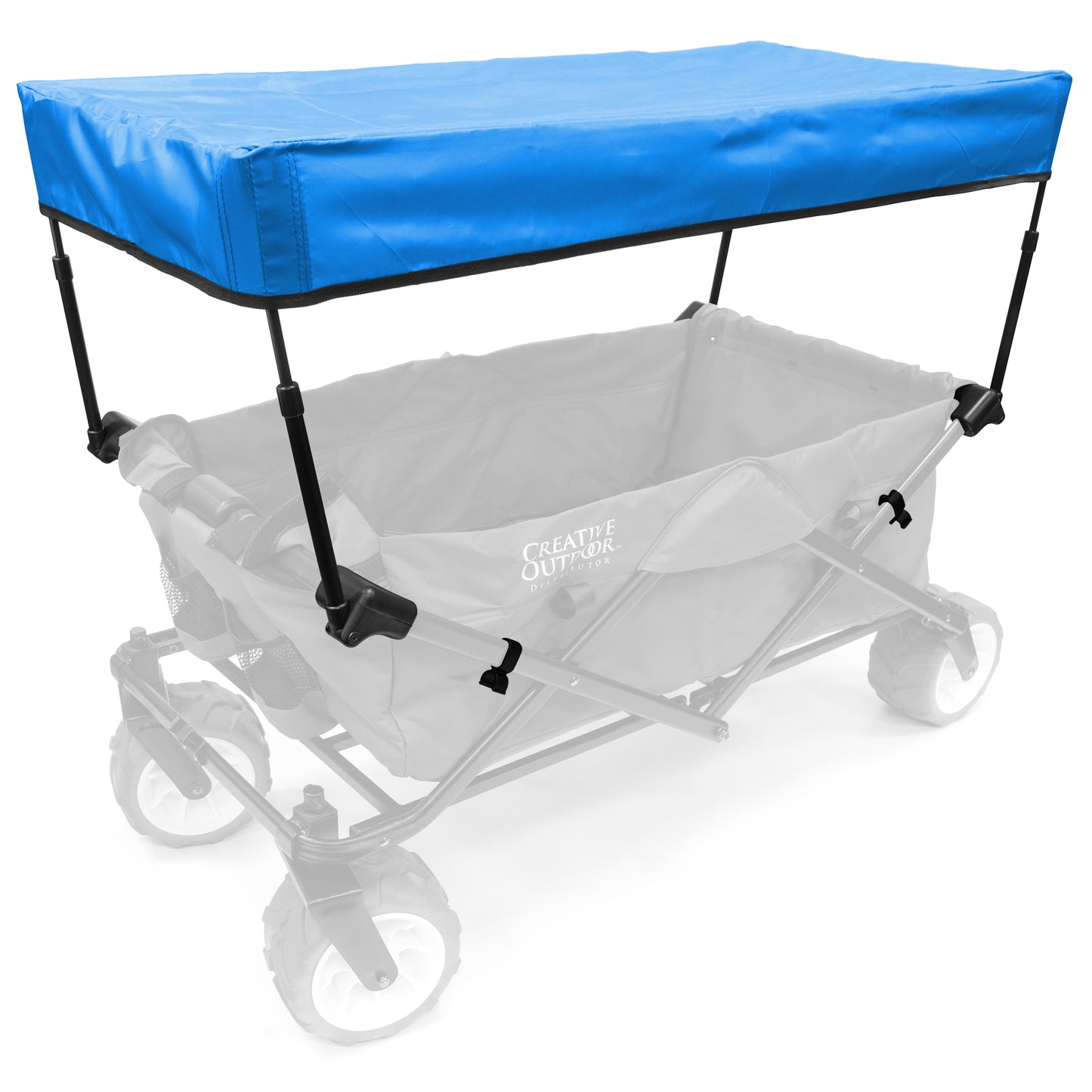 All-Terrain Folding Wagon Add-On Canopy Kit - Custom Folding Wagons