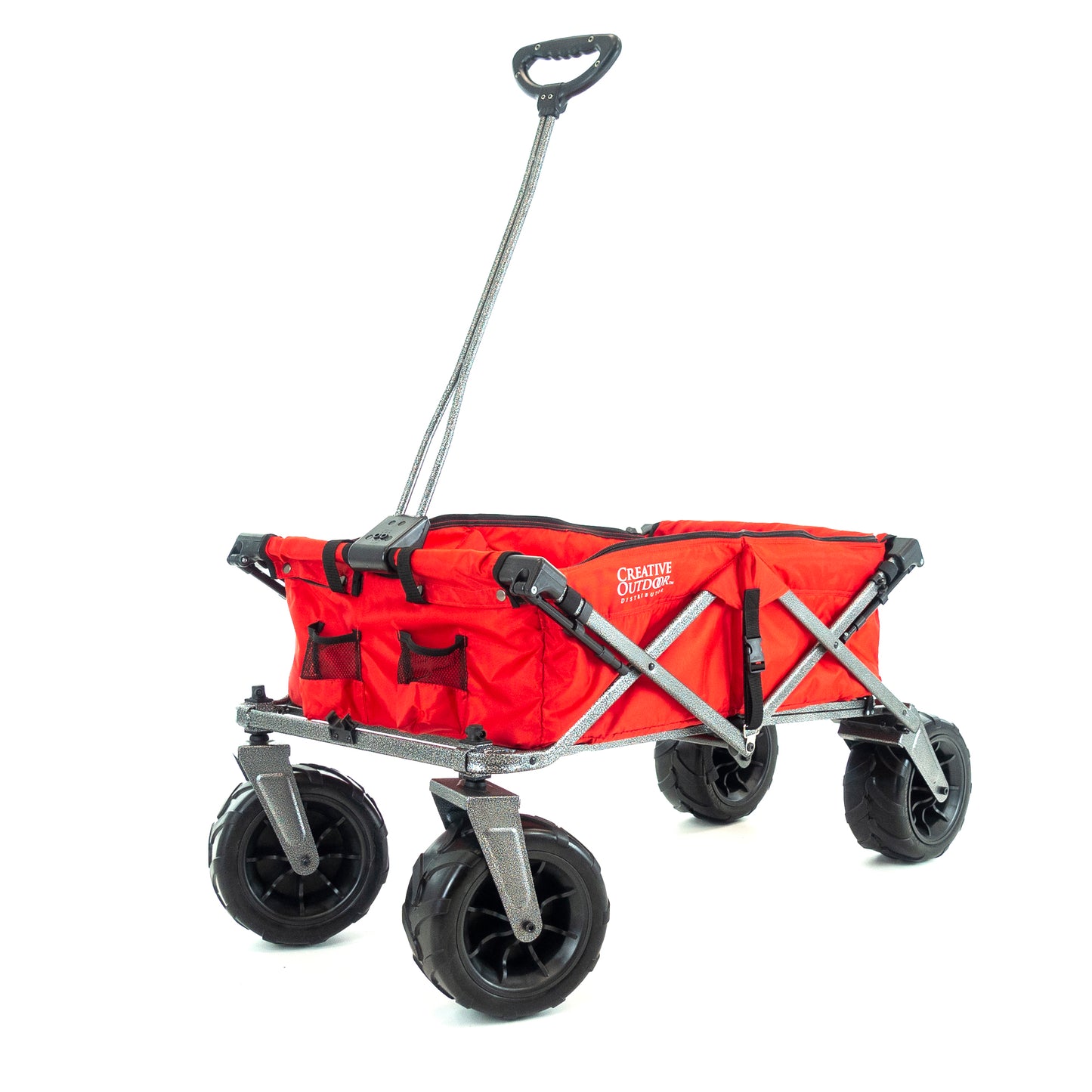 XXL Hauler Deluxe with Cooler Rack | Red - Custom Folding Wagons