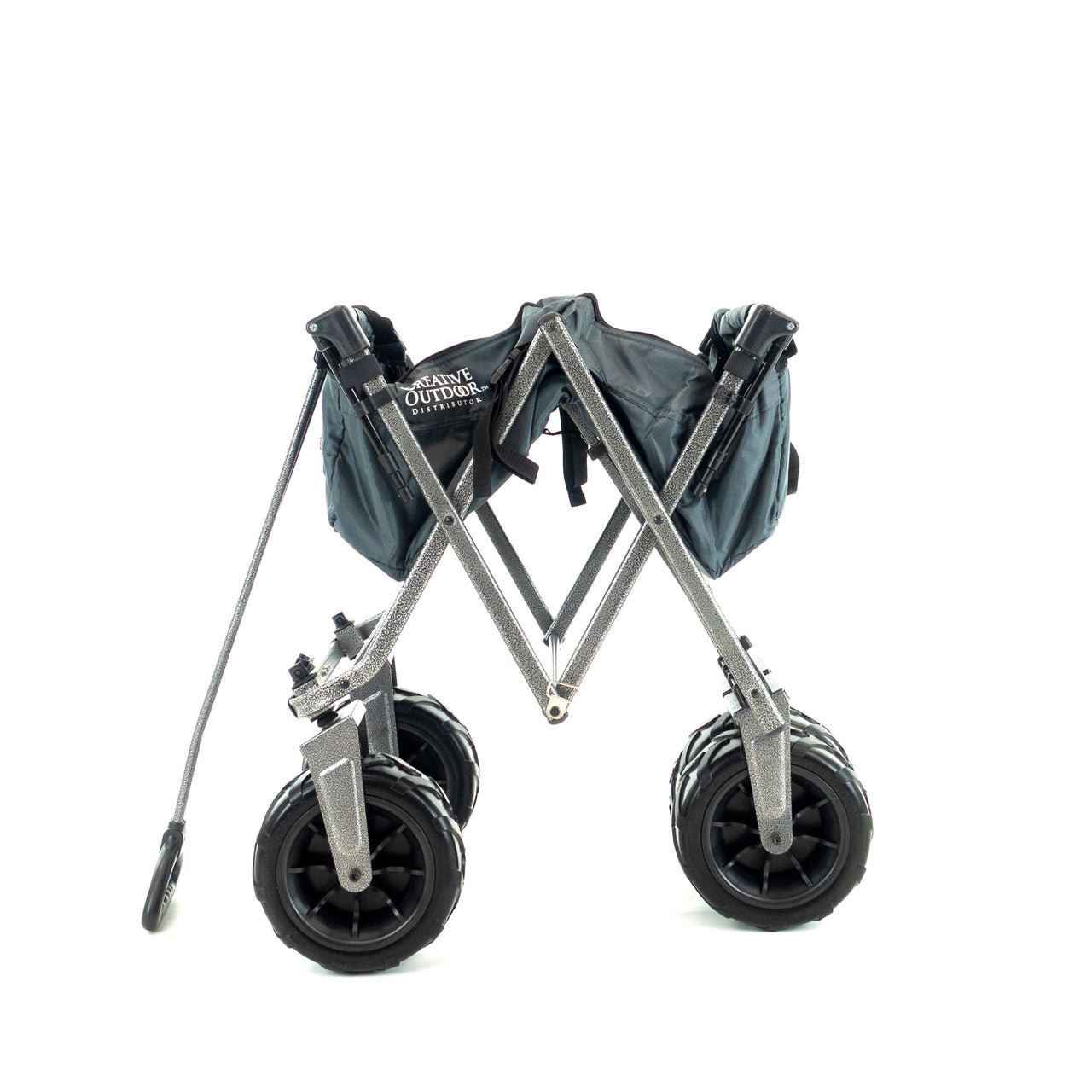 XXL Hauler Deluxe with Cooler Rack | Gray - Custom Folding Wagons
