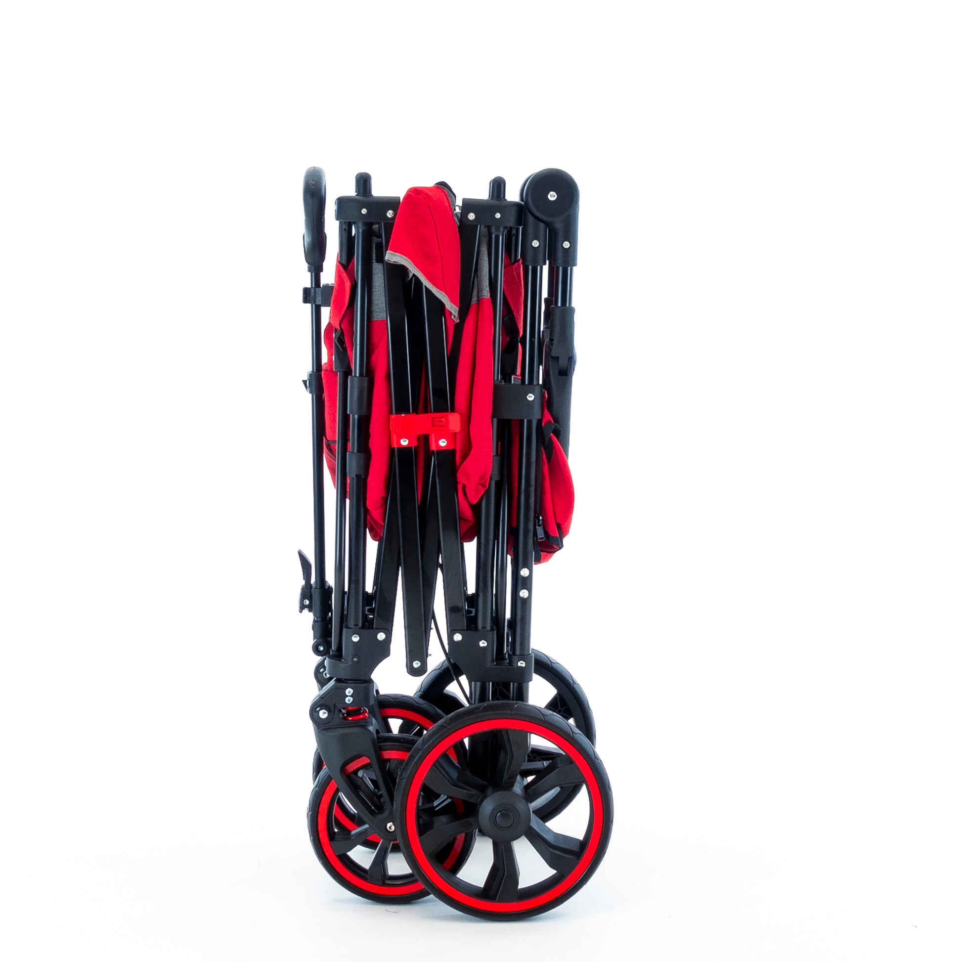Push Pull Folding Stroller Wagon with Canopy