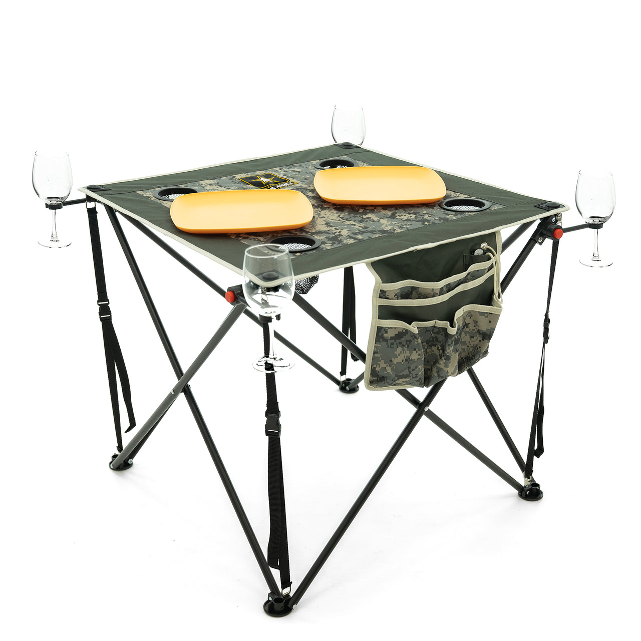 Folding Wine Table | Official US Army Licensed - Custom Folding Wagons