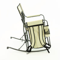 Thumbnail for Folding Rocking Chair with Ice Box Cooler | Earth Diamond - Custom Folding Wagons