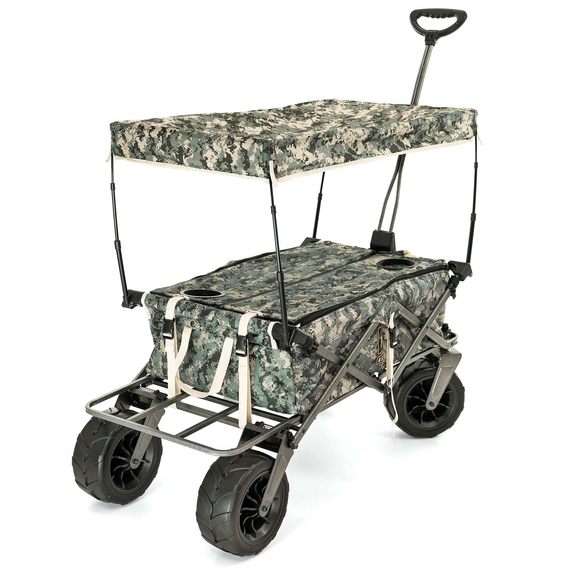 XXL Hauler Deluxe with Cooler Rack | Official US Army Licensed - Custom Folding Wagons