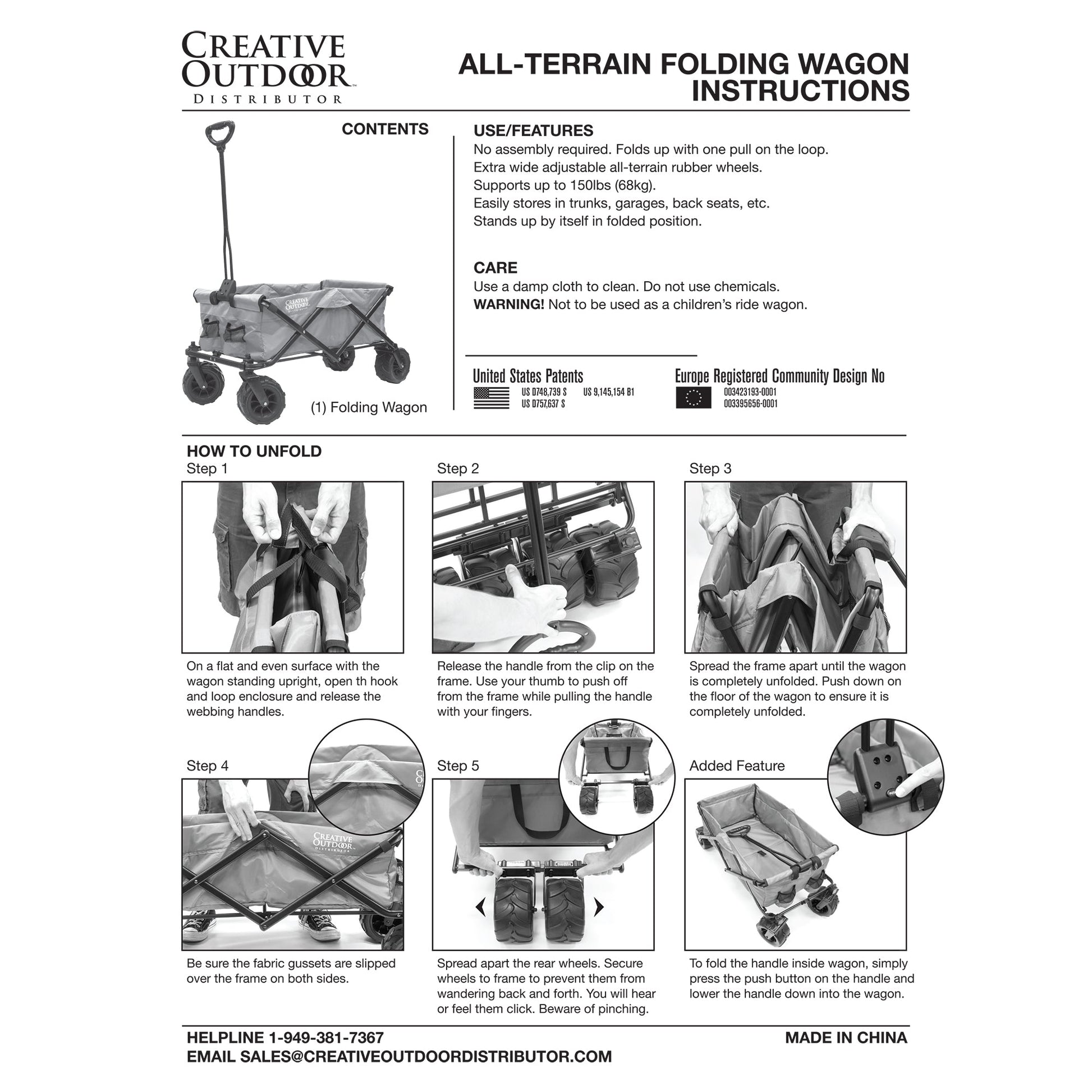all-terrain-folding-wagon-black