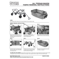 Thumbnail for all-terrain-folding-wagon-gray