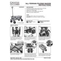 Thumbnail for all-terrain-folding-wagon-purple-gray