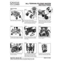 Thumbnail for all-terrain-folding-wagon-purple-gray