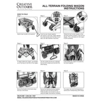 Thumbnail for all-terrain-folding-wagon-red