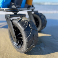 Thumbnail for beach-hauler-xxl-all-terrain-folding-wagon-blue-gray