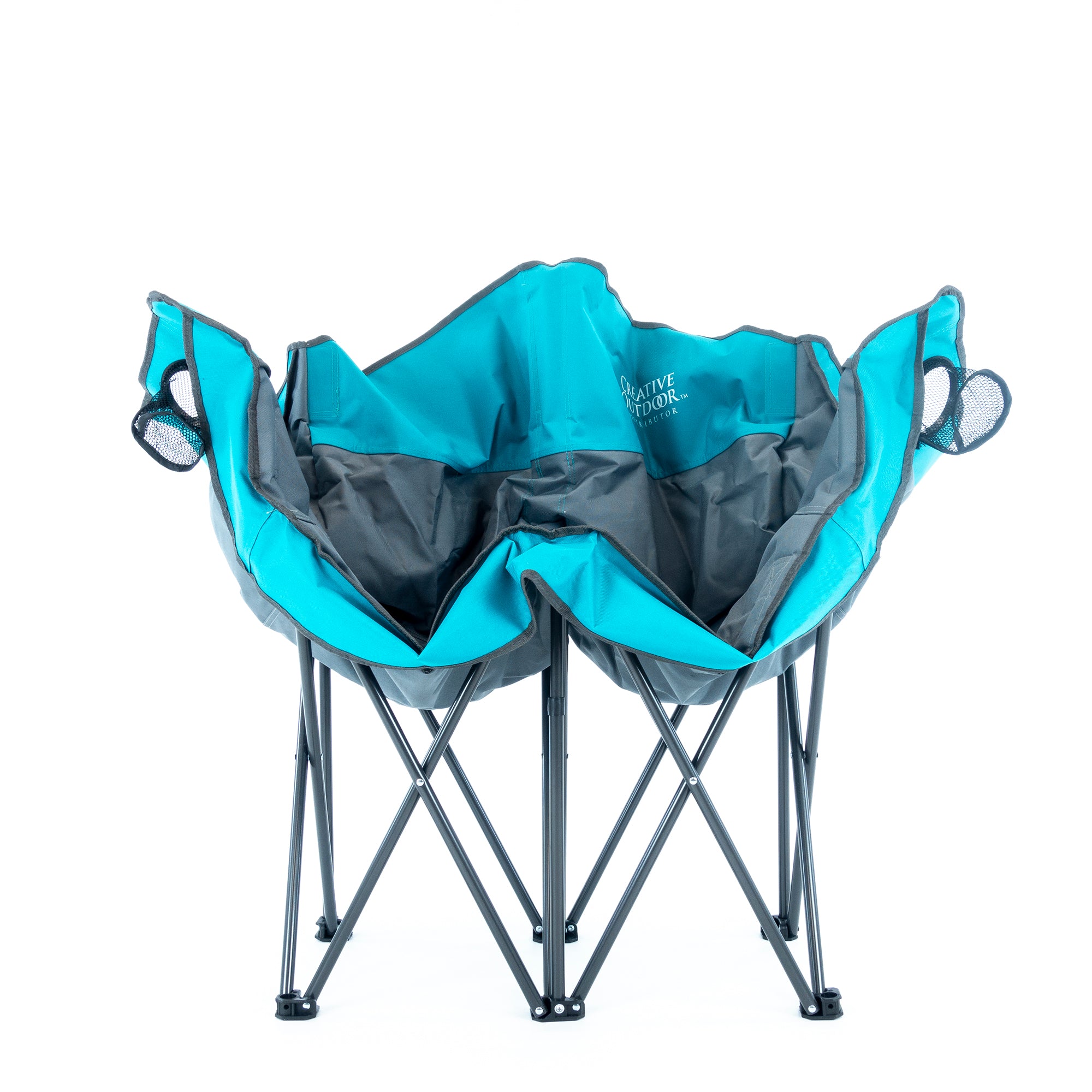 Luxury Loveseat Folding Chair Teal
