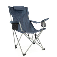 Thumbnail for folding-chair-w-headrest-navy-blue