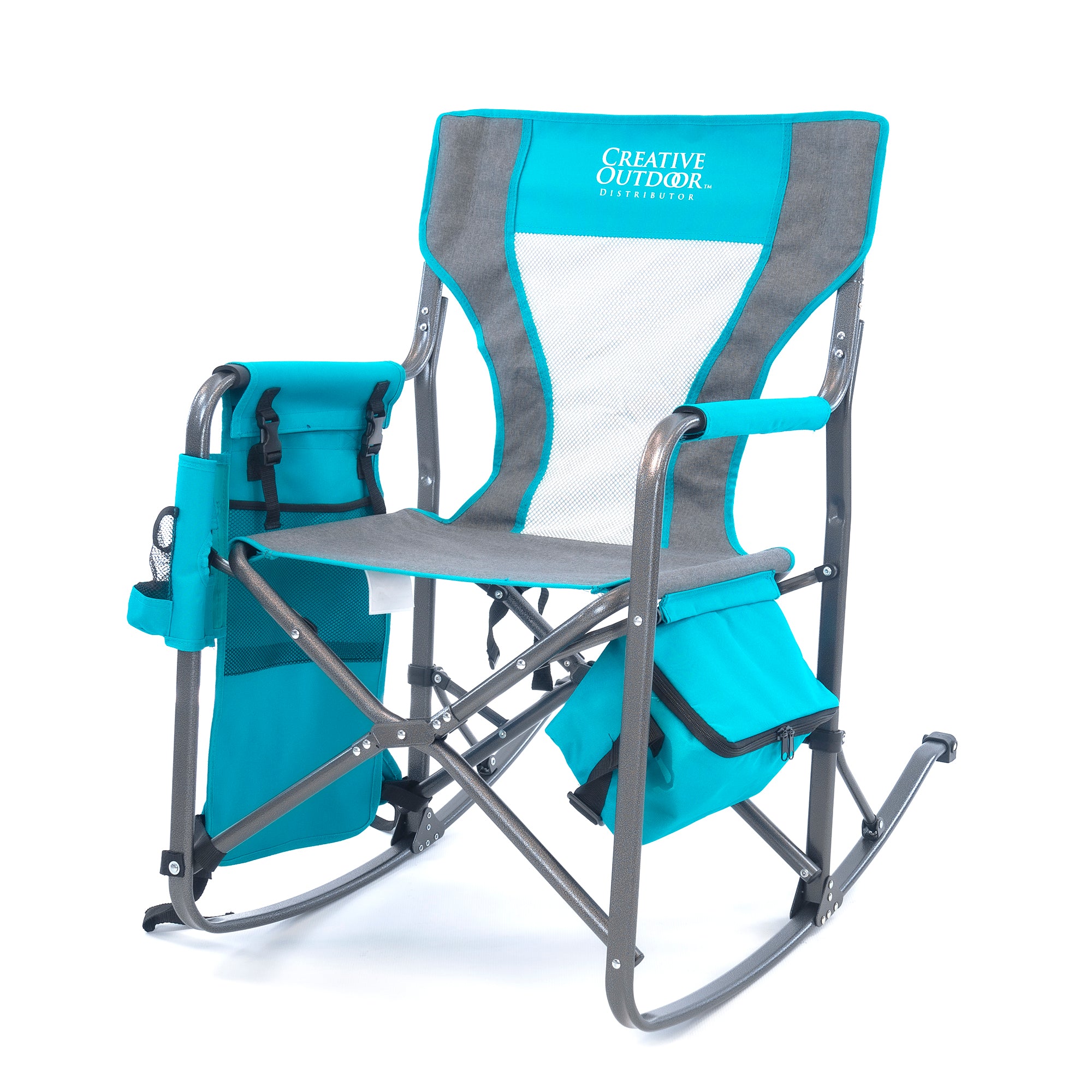 Folding Rocking Director Chair - Forest Diamond – Creative Wagons