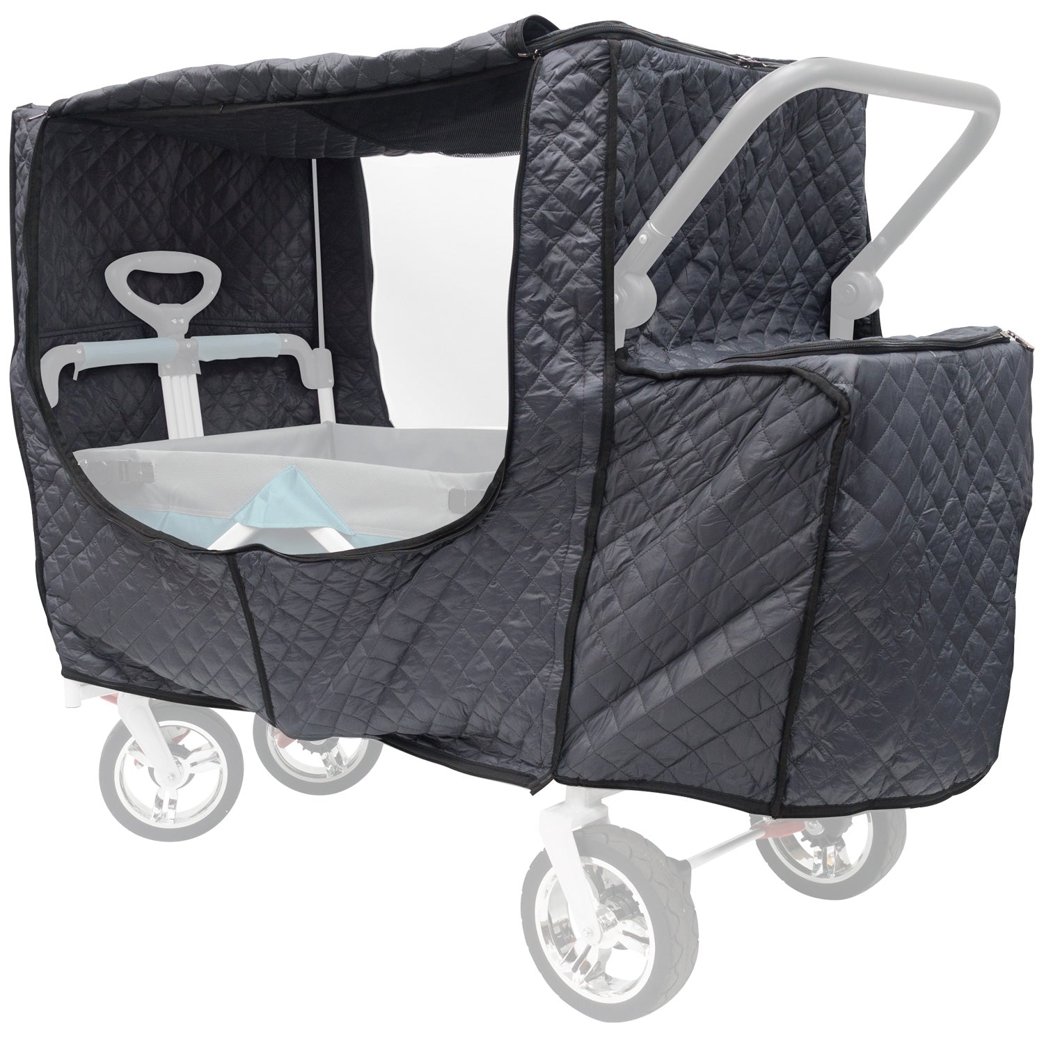 stroller wagon rain cover Quilted Winter Cover Pack & Push