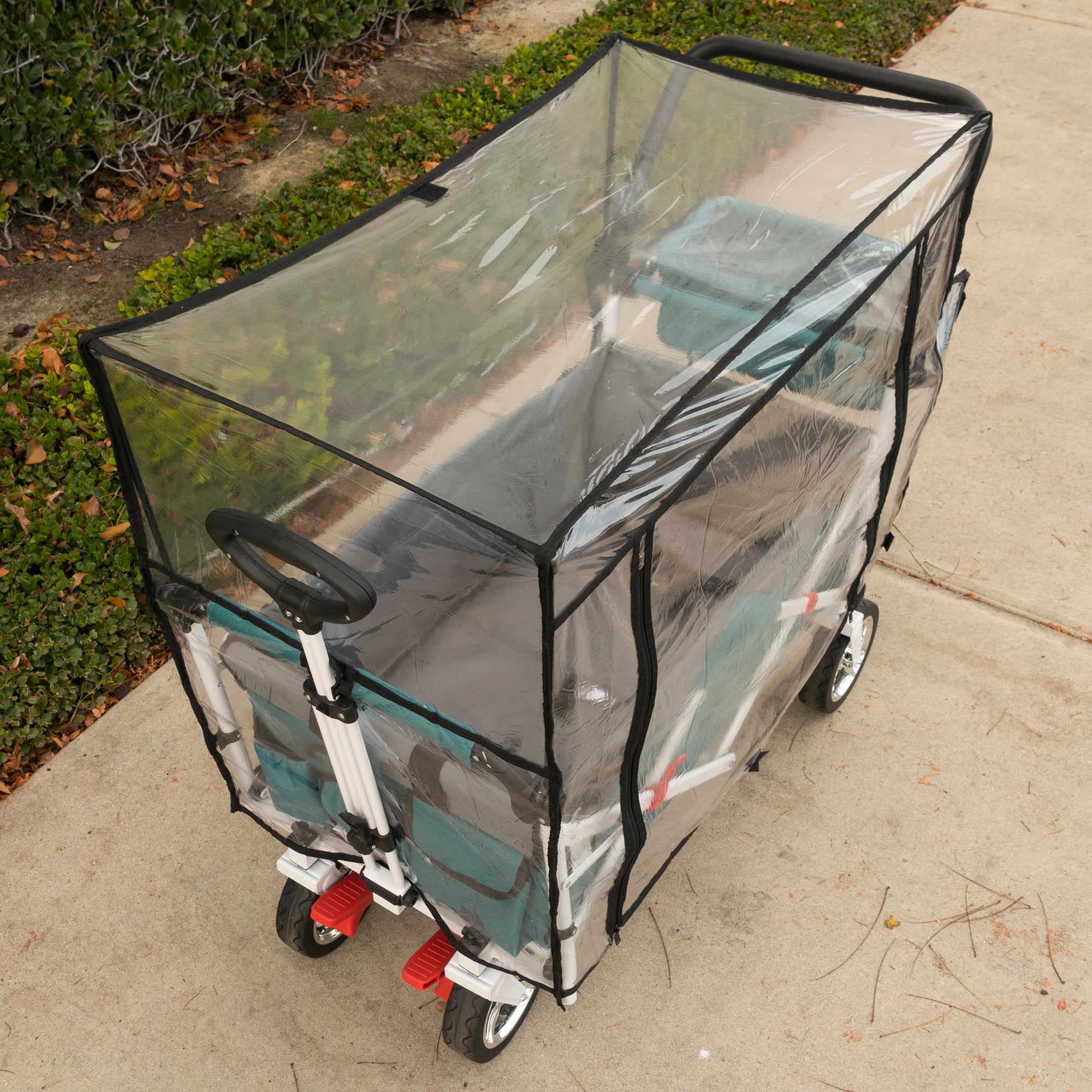 Stroller rain cheap cover diy