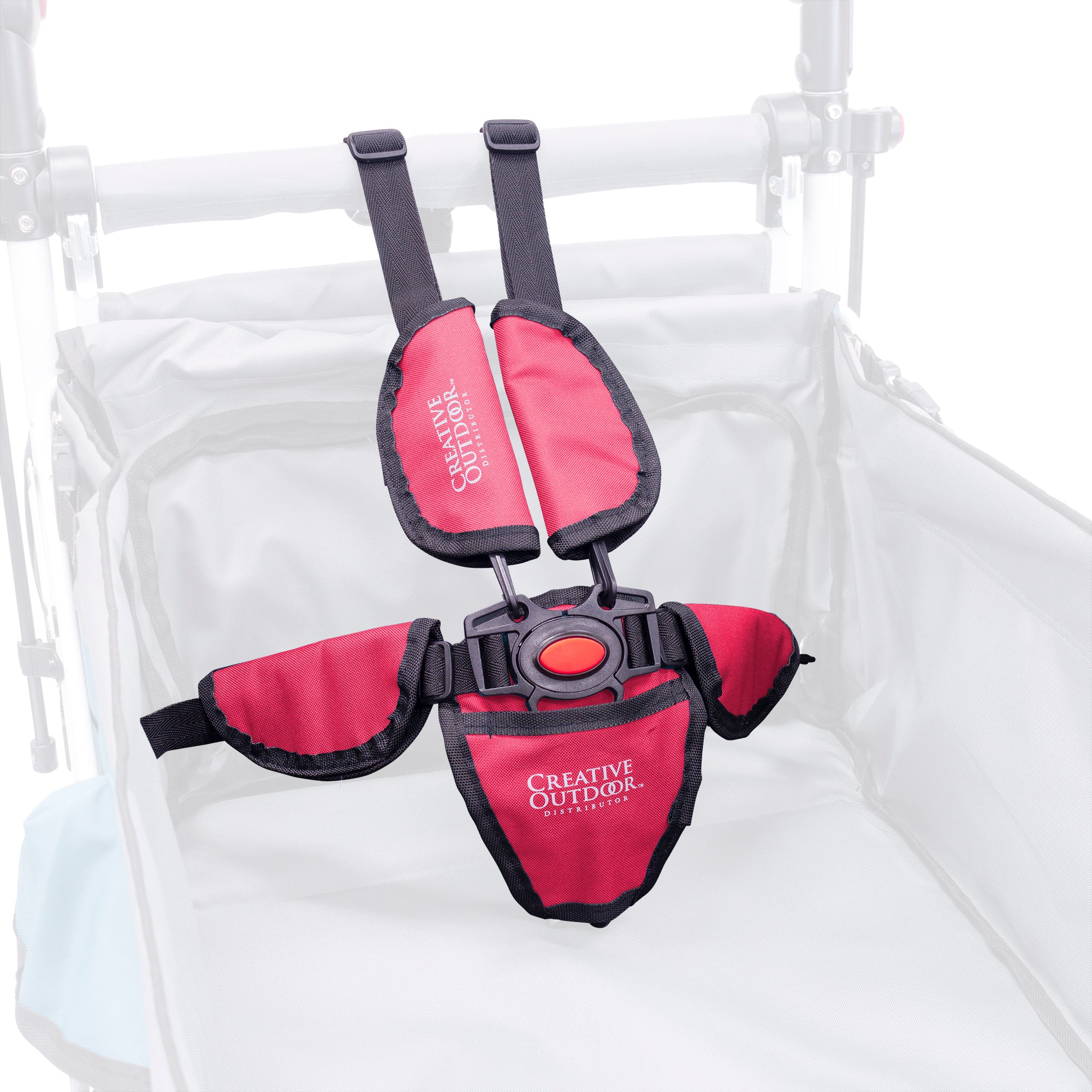 Folding car seat with 5 point harness store