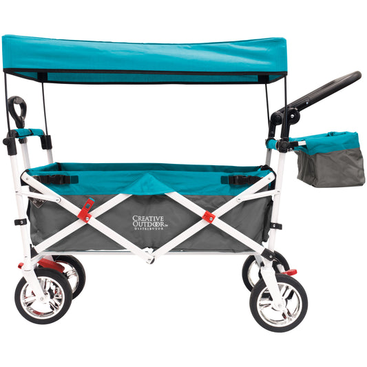 push-pull-silver-series-folding-wagon-stroller-with-canopy-teal