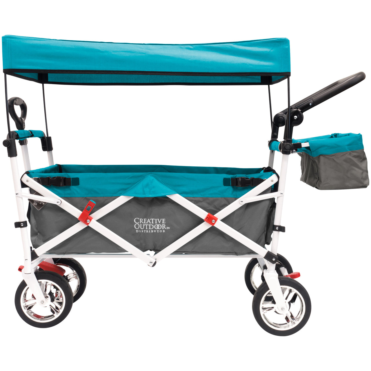 push-pull-silver-series-folding-wagon-stroller-with-canopy-teal