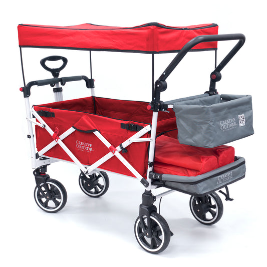 push-pull-titanium-series-plus-folding-wagon-stroller-with-canopy-red